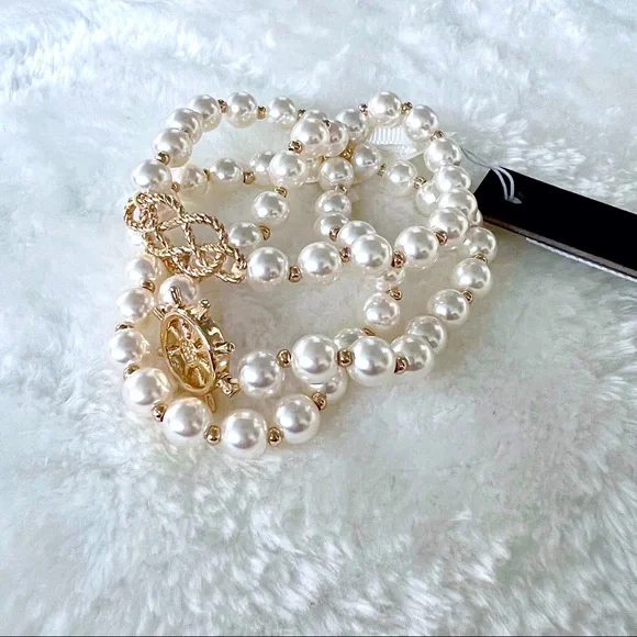 J. Crew Nautical Pearl 3 piece set Bracelets